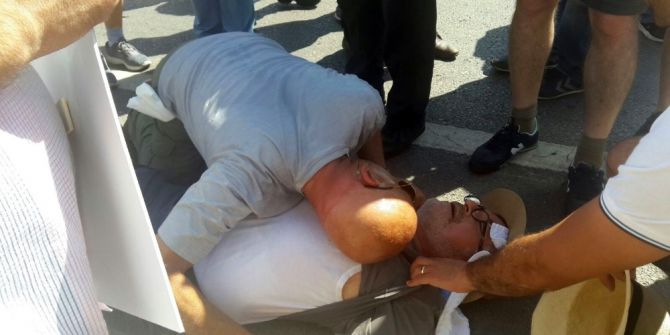 Adalet Yürüyüşü’nde Fenalaşan Vatandaşa İlk Müdahale, Başkan Altınok Öz’den