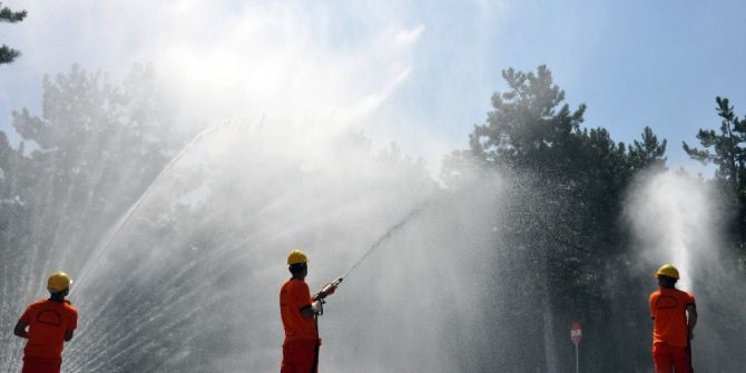 Orman Yangını Tatbikatı Gerçeğini Aratmadı