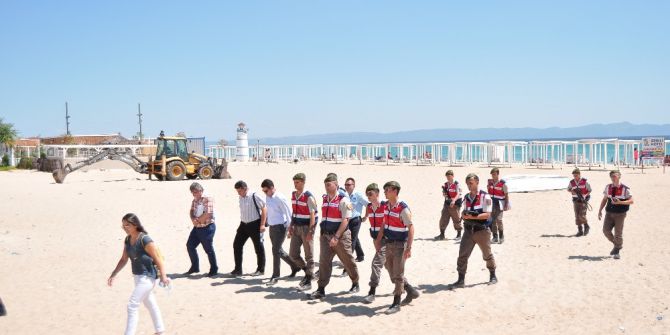 Saros Körfezi Sahillerine Sıkı Denetim