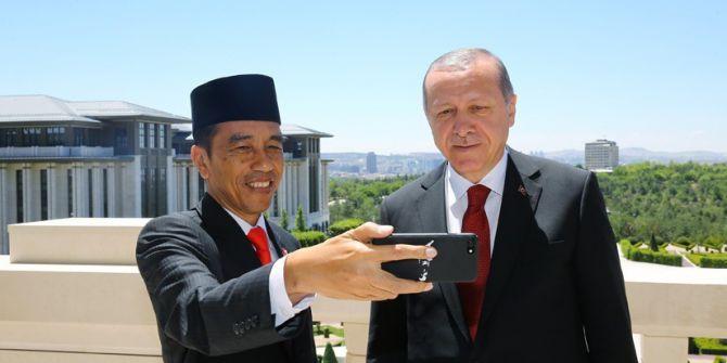 Endonezya Cumhurbaşkanı Widodo, Cumhurbaşkanı Erdoğan İle Sosyal Medyadan Canlı Yayın Yaptı