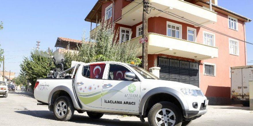 Meram’da Haşereyle Mücadele Çalışmaları Sürüyor