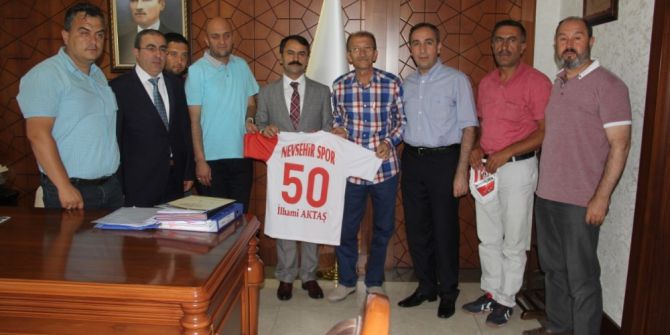 Nevşehirspor Yönetimi Vali Aktaş’ı Ziyaret Etti