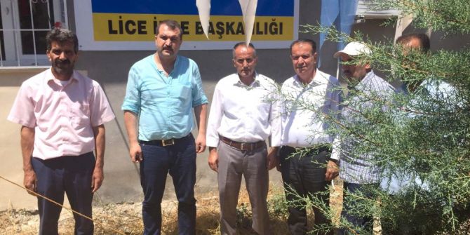 Ak Parti Mezitli’den, Lice Teşkilatına Taziye Ziyareti