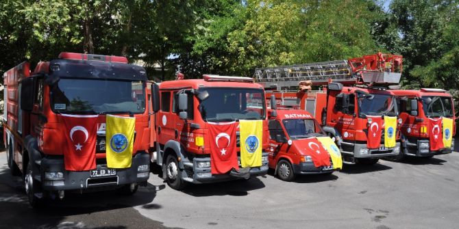 Tp’nin İtfaiye Araçları Batman Belediyesine Hibe Edildi