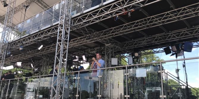 İhlas Haber Ajansı G20 Zirvesinde Dünya Televizyonlarına Hizmet Veriyor