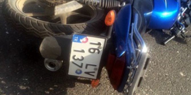 Motosiklet İle Otomobil Çarpıştı: 1 Yaralı