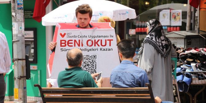 67 Burda, Cepte Uygulaması “Beni Okut” Sloganıyla İlgi Çekti