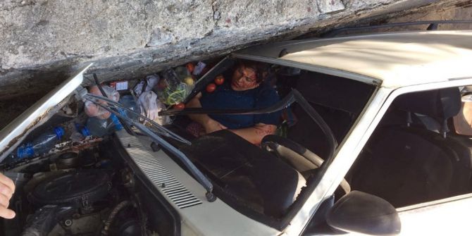 Yaralı Kadın Çaresizce Kurtarılmayı Bekledi