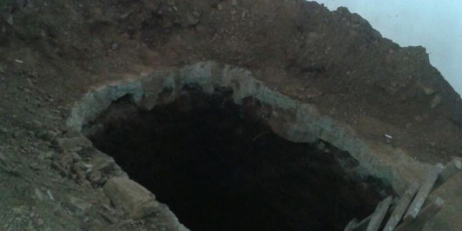 Depoda Define Ararken Suçüstü Yakalandı