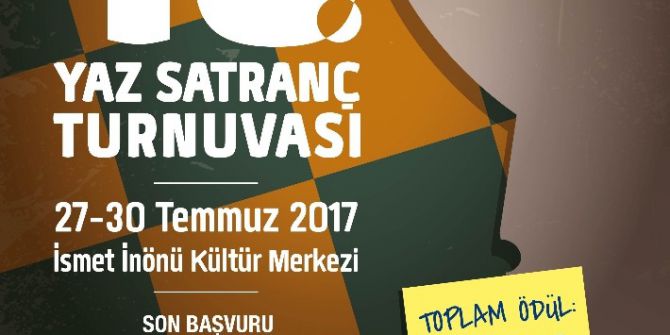 10. Ayvalık Yaz Satranç Şampiyonası Başlıyor