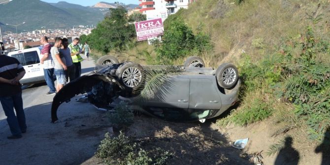 Gemlik Jandarma Rampasında Kaza: 2 Yaralı