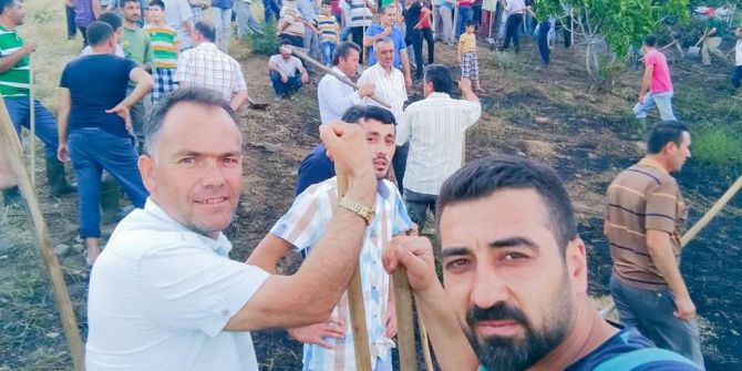 Dumanı Gören, Dağa Koştu Yangın Hemen Söndürüldü