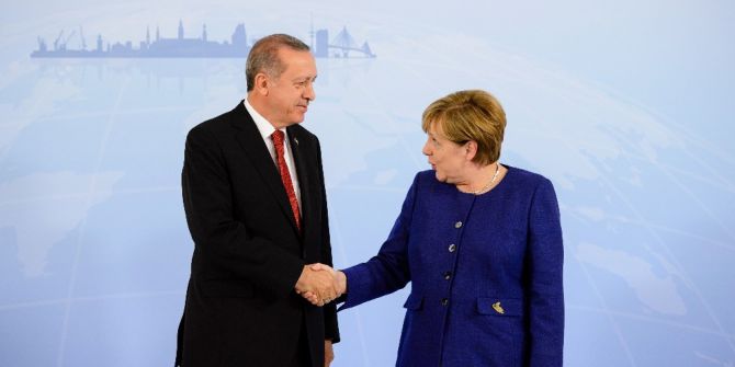 Cumhurbaşkanı Erdoğan, Merkel İle Görüştü