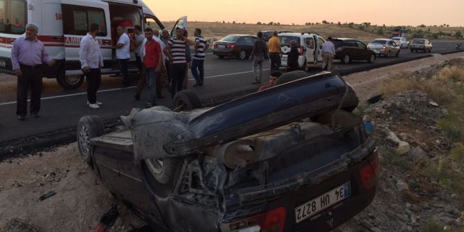 Midyat’ta Trafik Kazası, 3 Yaralı