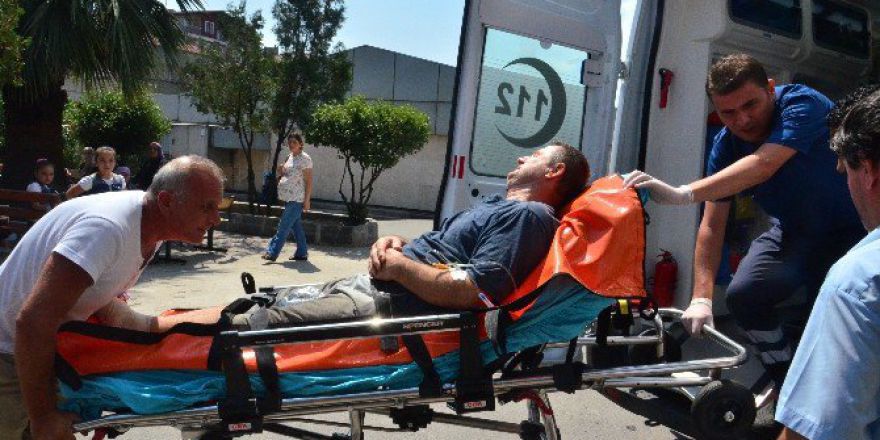 Spiral Makinesiyle Ayağından Yaralandı