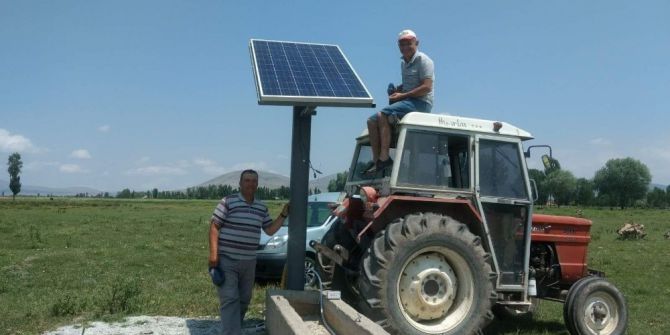 Çiftçinin İmdadına ’Güneş’ Yetişti