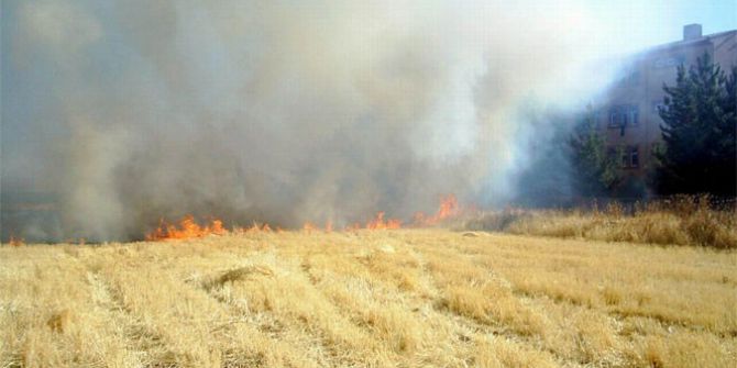 Bilecik’te Anız Yakanlar Yandı