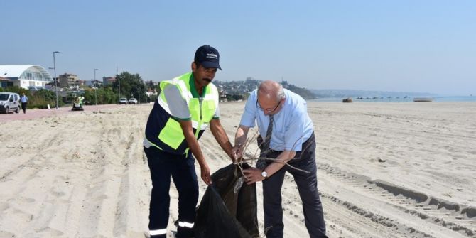 Tekirdağ’da Plajlarda Kapsamlı Temizlik