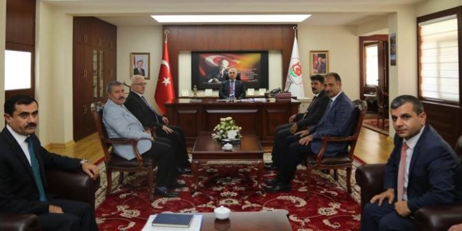Vali Yıldırım, Kurum Müdürlerini Kabul Etti