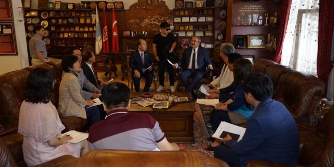 Güney Kore Namwon Belediye Meclis Üyeleri Nevşehir Belediyesini Ziyaret Etti