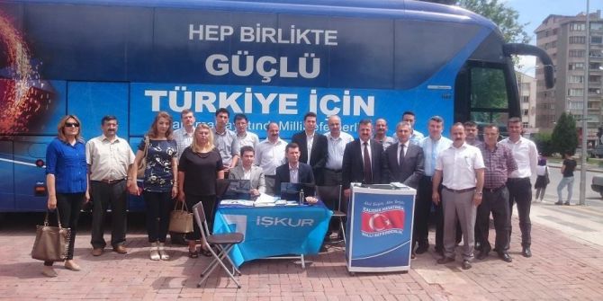 İş-kur Otobüsü Kütahya’da Tanıtım Yaptı