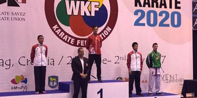 Dünya Şampiyonluğuna Uzanan Çorlulu Karateci Olimpiyat Vizesi Aldı