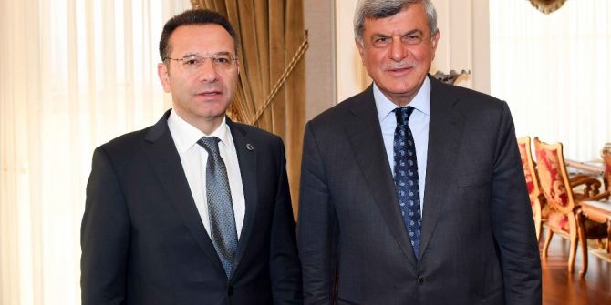 Vali Aksoy, Başkan Karaosmanoğlu’nu Makamında Ağırladı