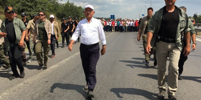 Kılıçdaroğlu’nun Yürüyüşü Molanın Ardından Devam Ediyor