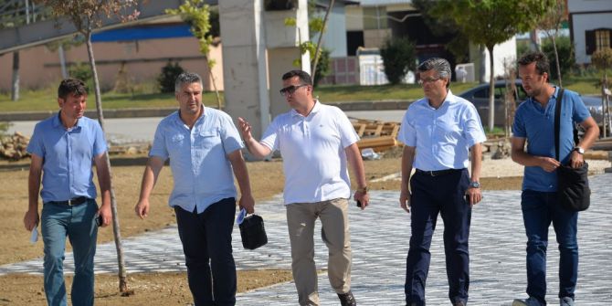 Başkan Bakıcı 15 Temmuz Şehitleri Parkı’nda İncelemelerde Bulundu