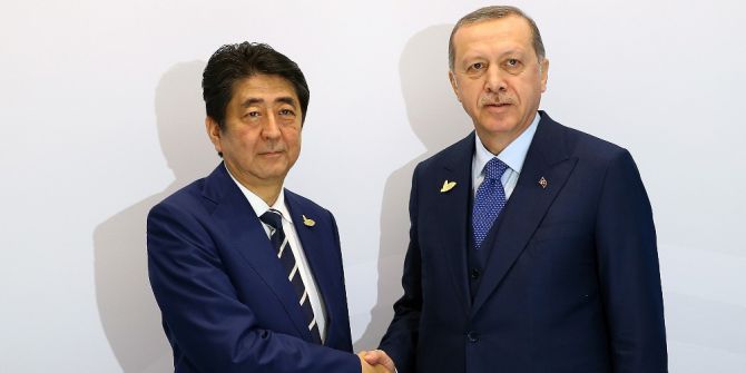 Cumhurbaşkanı Erdoğan, Japonya Başbakanı Abe İle Bir Araya Geldi