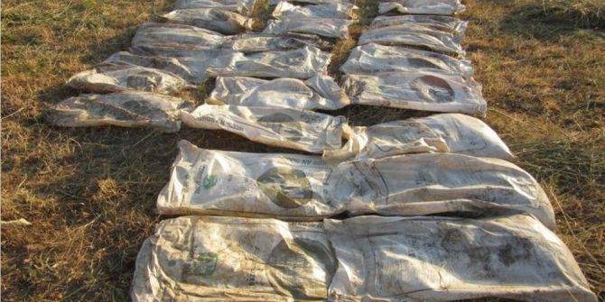 Muş’ta 1,5 Ton Amonyum Nitrat Ele Geçirildi