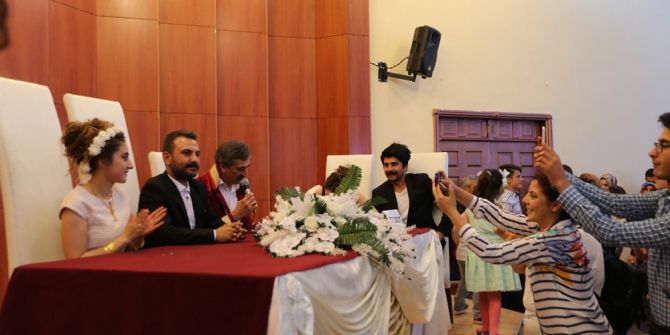 Sivas’ta 97 Çift Evlenmek İçin ’07.07.2017’ Tarihini Seçti