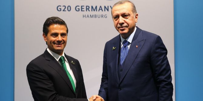 Cumhurbaşkanı Erdoğan, Meksika Devlet Başkanı Nieto İle Bir Araya Geldi