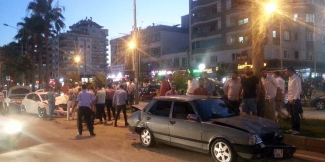 Kozan’da Zincirleme Trafik Kazası