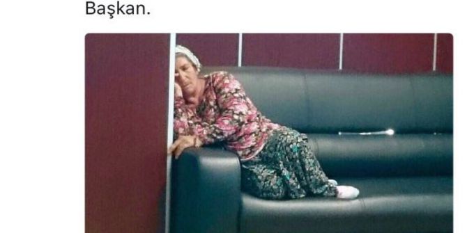 Başkanın Makamında Çekilen Fotoğraf Sosyal Medyada Gündem Oldu