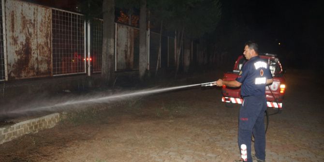 Aydın Hüseyin Aksu Spor Tesislerinde Yangın