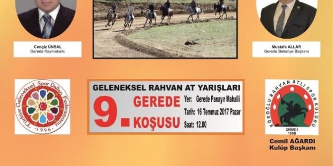 Gerede’de Rahvan At Yarışları’na Sayılı Günler Kaldı
