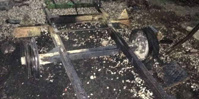 Mut’ta 4 Araç Yanarak Kullanılamaz Hale Geldi