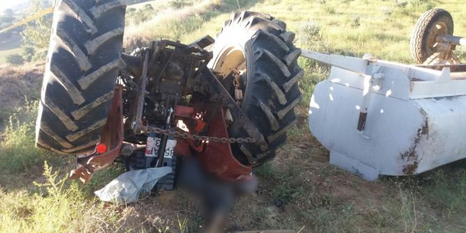 Manisa’da Traktör Devrildi: 1 Ölü, 1 Yaralı