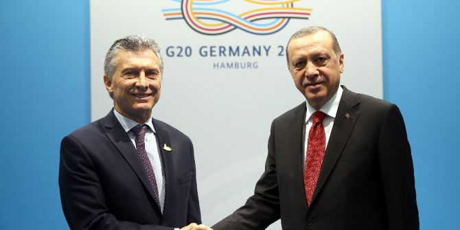 Cumhurbaşkanı Erdoğan, Arjantin Devlet Başkanı Macri’yi Kabul Etti