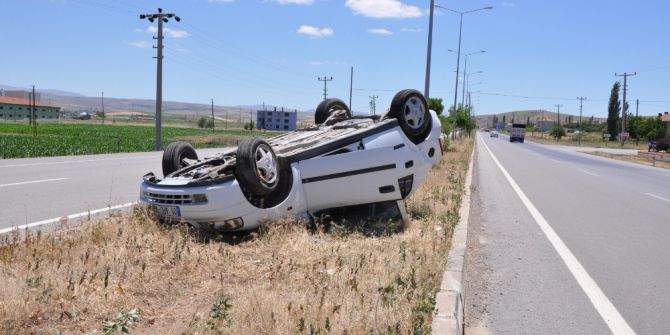 Sivas’ta Trafik Kazası: 4 Yaralı