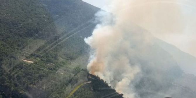 Denizli’nin Çameli Ve Kale İlçelerinde Orman Yangını