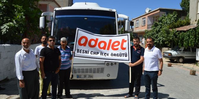 Chp Besni Teşkilatı Yola Çıktı