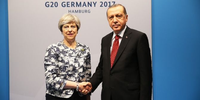 Cumhurbaşkanı Erdoğan, İngiltere Başbakanı May İle Görüştü