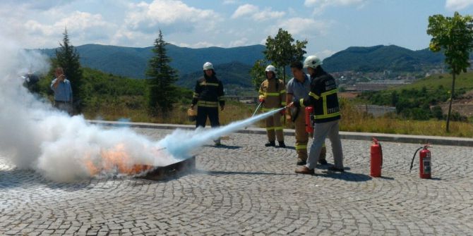 Kdz. Ereğli Devlet Hastanesinde Yangın Tatbikatı