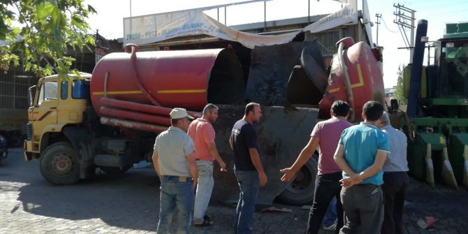 Söke Sanayi Sitesinde Patlama