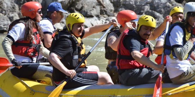 Erzincan Valisi Ali Arslantaş Rafting Yaptı