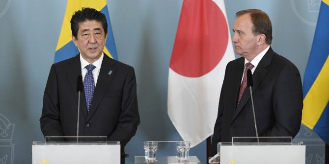 Japonya Başbakanı Abe, İsveç’i Ziyaret Etti