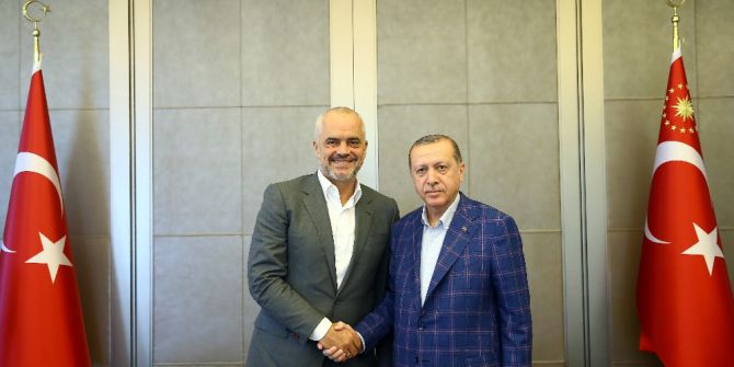 Cumhurbaşkanı Erdoğan, Arnavutluk Başbakanı Rama’yı Kabul Etti