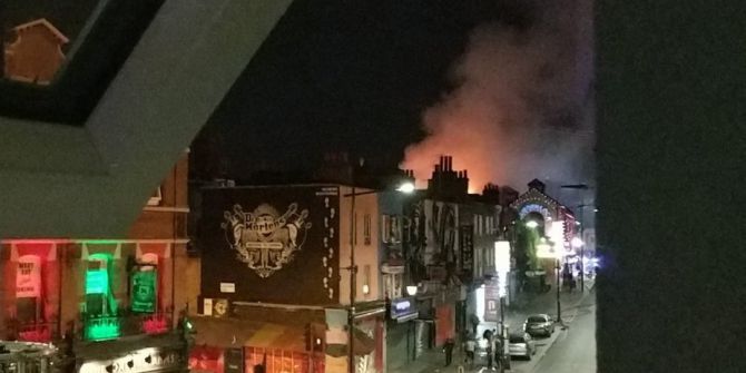 Londra’nın Ünlü Camden Lock Market’inde Büyük Yangın